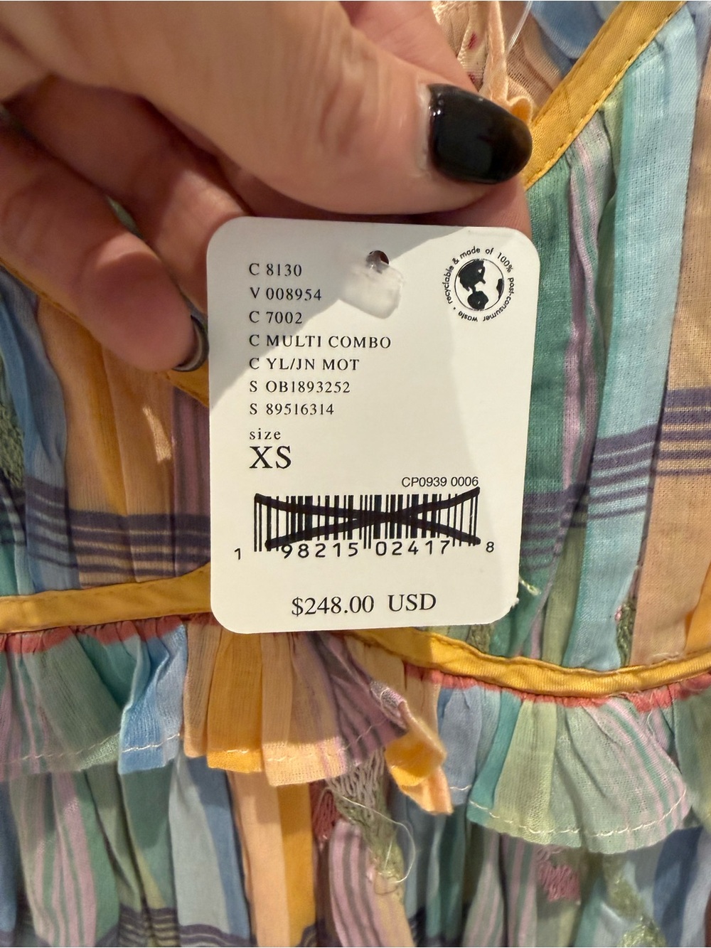 Free People Willow Maxi Dress NWT XS - Picture 8 of 9